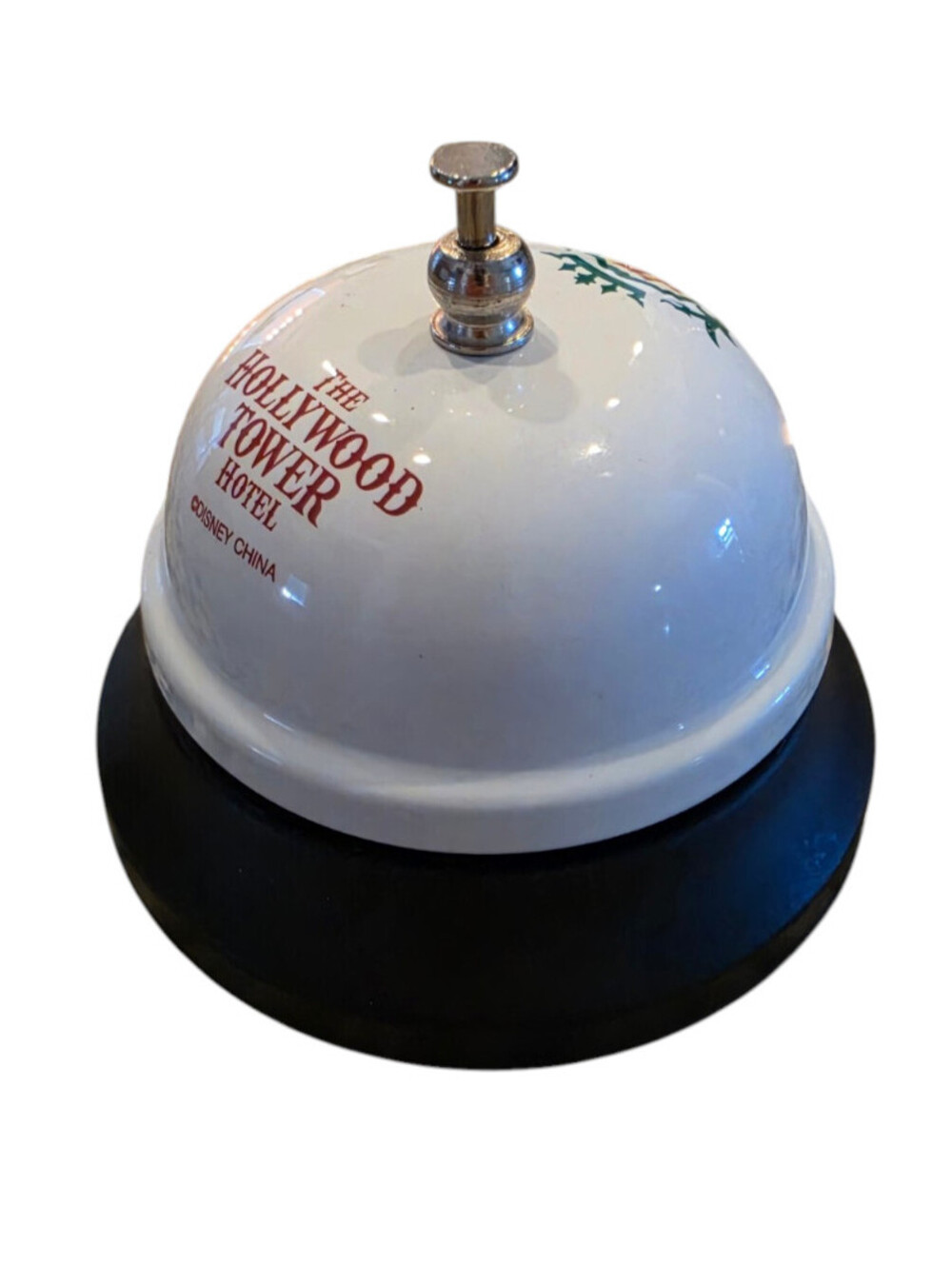 Disney Parks The Hollywood Tower Hotel metal desk bell souvenir